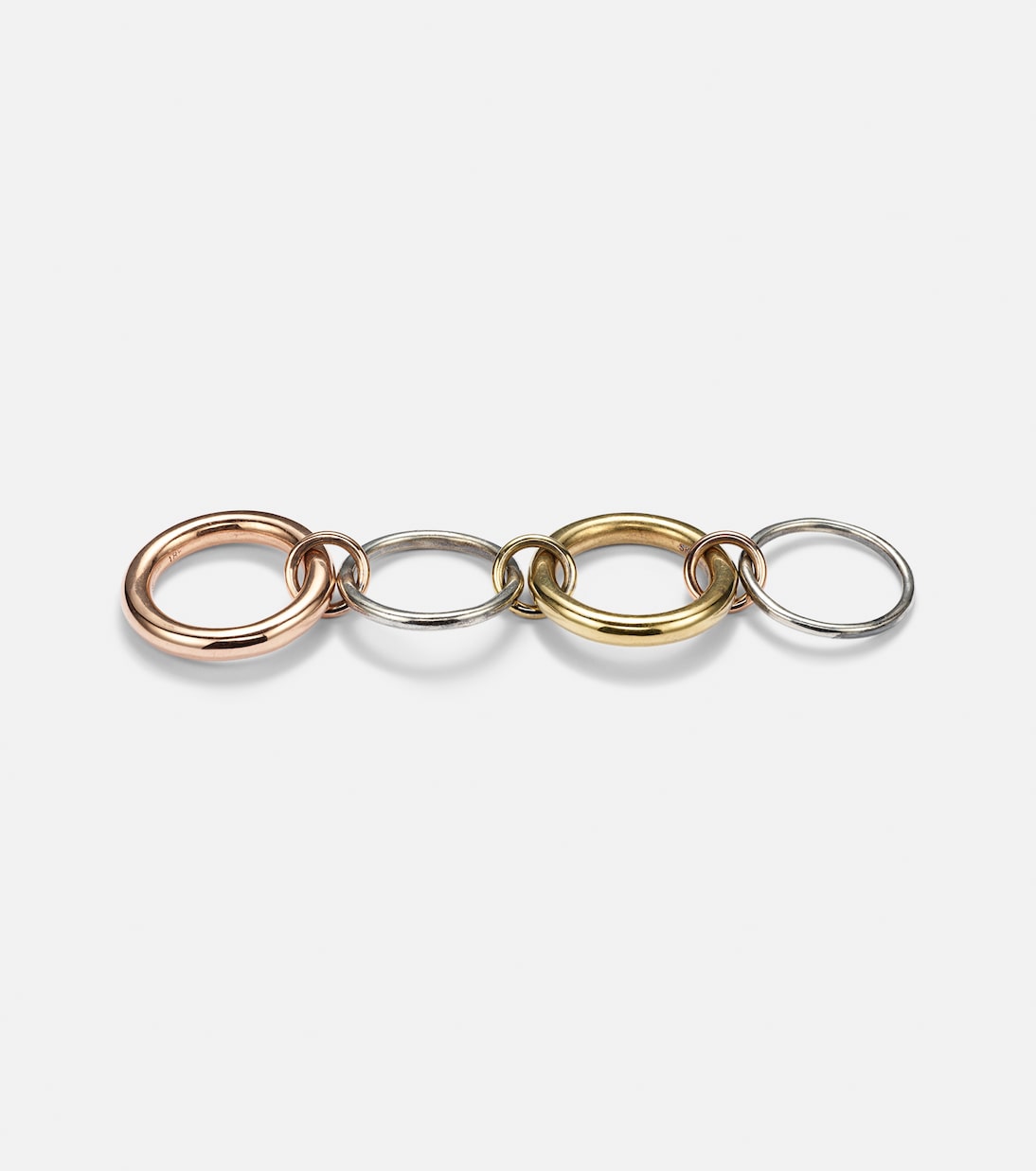 Anelli Cici Rose in oro 18kt e argento | Spinelli Kilcollin