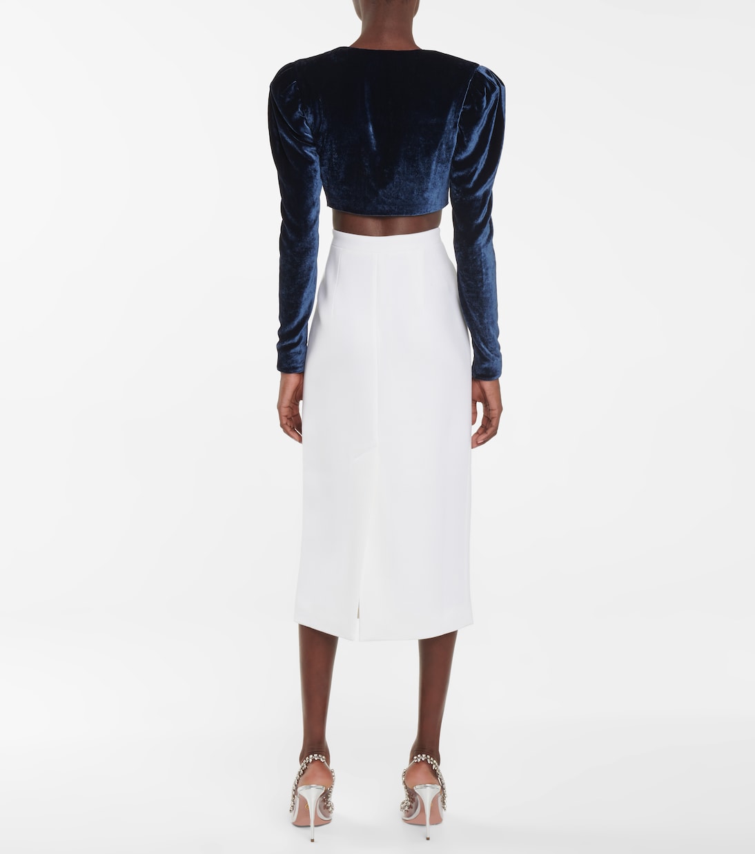 Velvet crop top | Alessandra Rich
