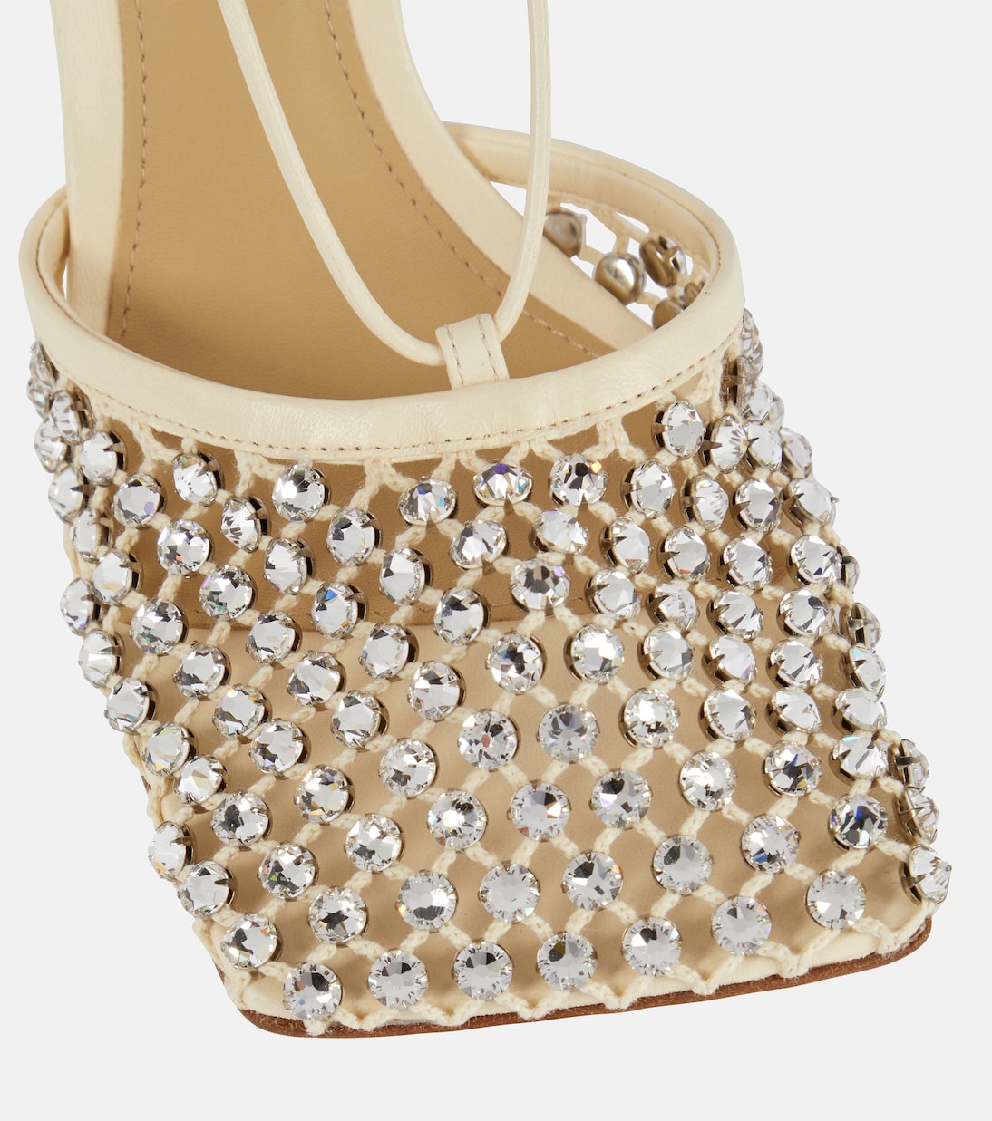 Sparkle Stretch embellished sandals | Bottega Veneta