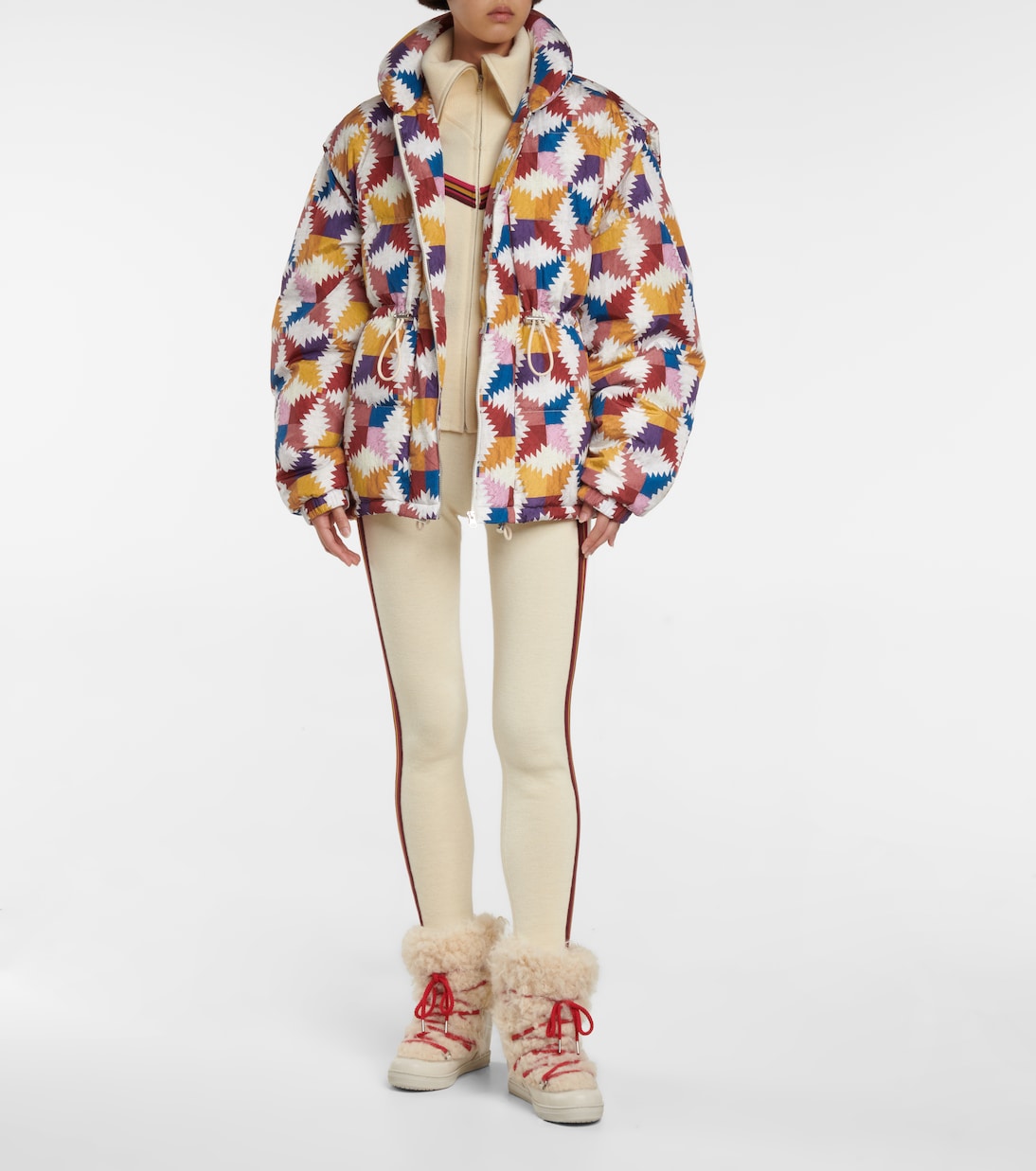 Dalozia convertible printed puffer jacket | Isabel Marant