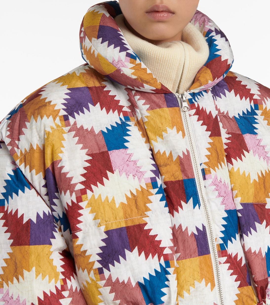 Dalozia convertible printed puffer jacket | Isabel Marant