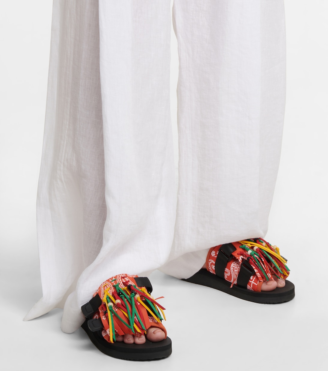 x Suicoke Moto fringed sandals | Alanui
