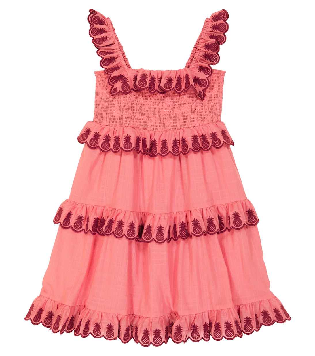 Besticktes Kleid Tropicana aus Baumwolle | Zimmermann Kids