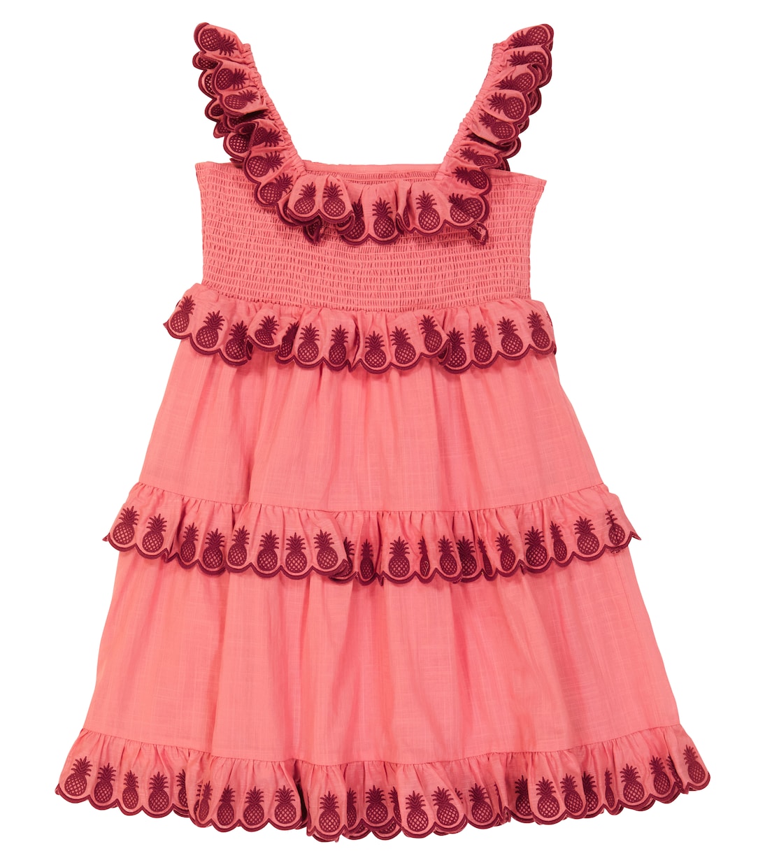 Besticktes Kleid Tropicana aus Baumwolle | Zimmermann Kids