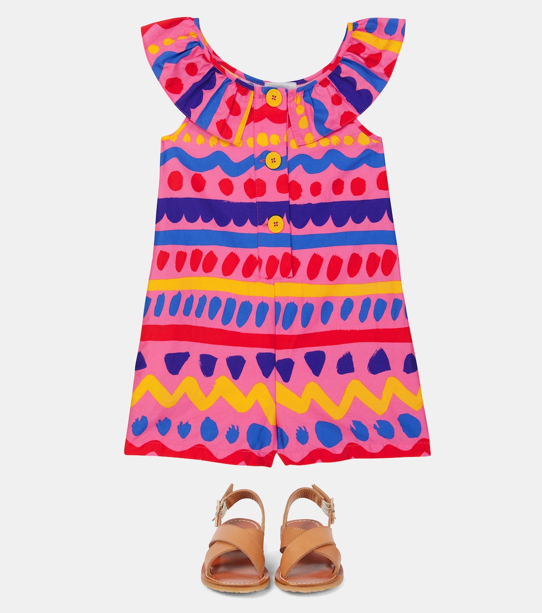 Mono de algodón estampado | Stella McCartney Kids