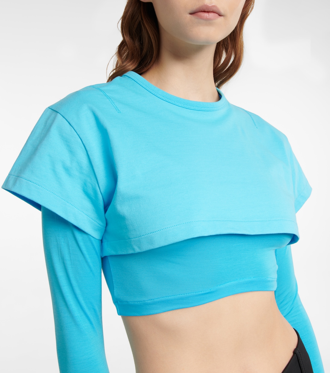 Le Double cropped T-shirt | Jacquemus