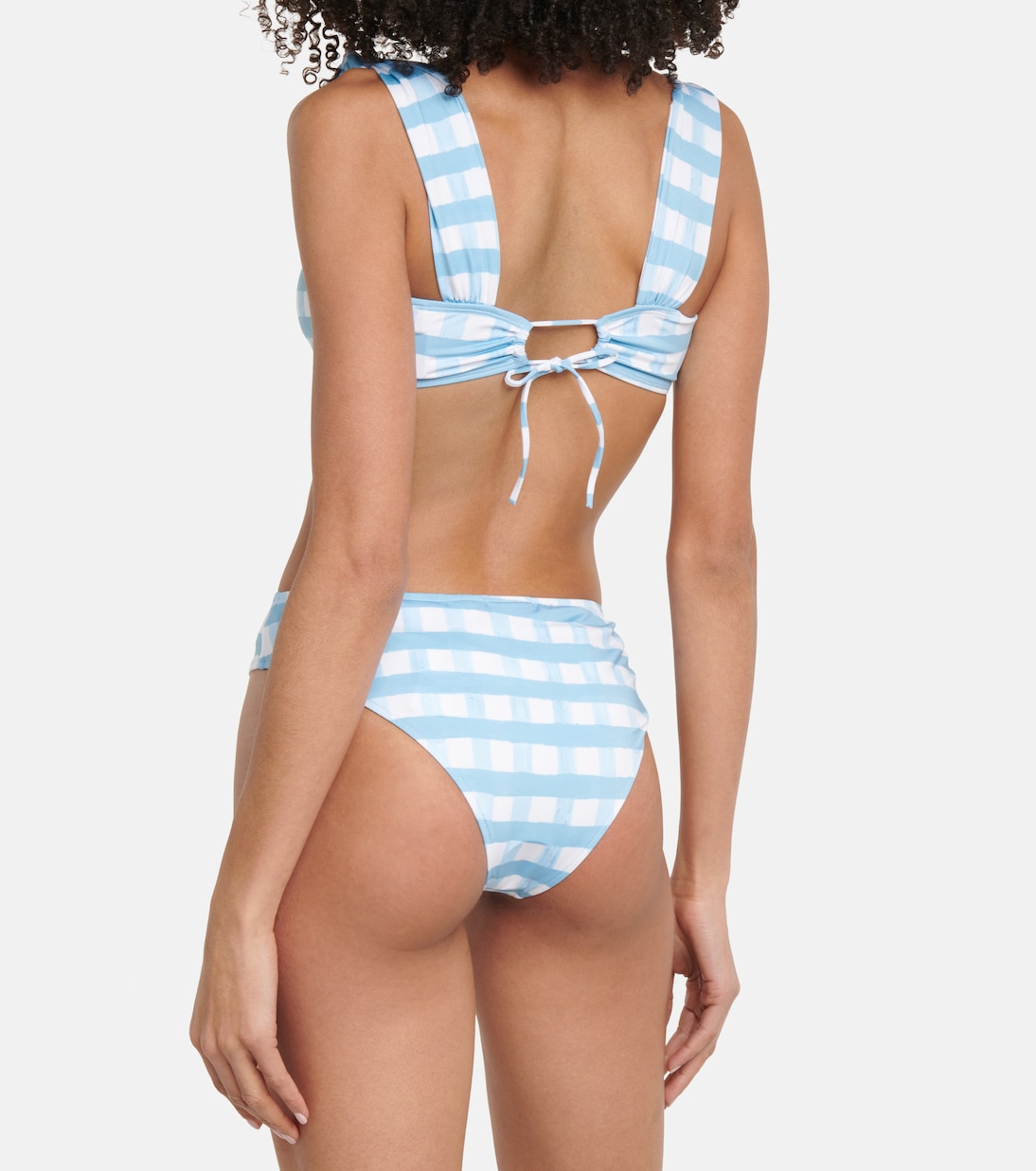 Top de bikini Le Haut Vichy a cuadros | Jacquemus
