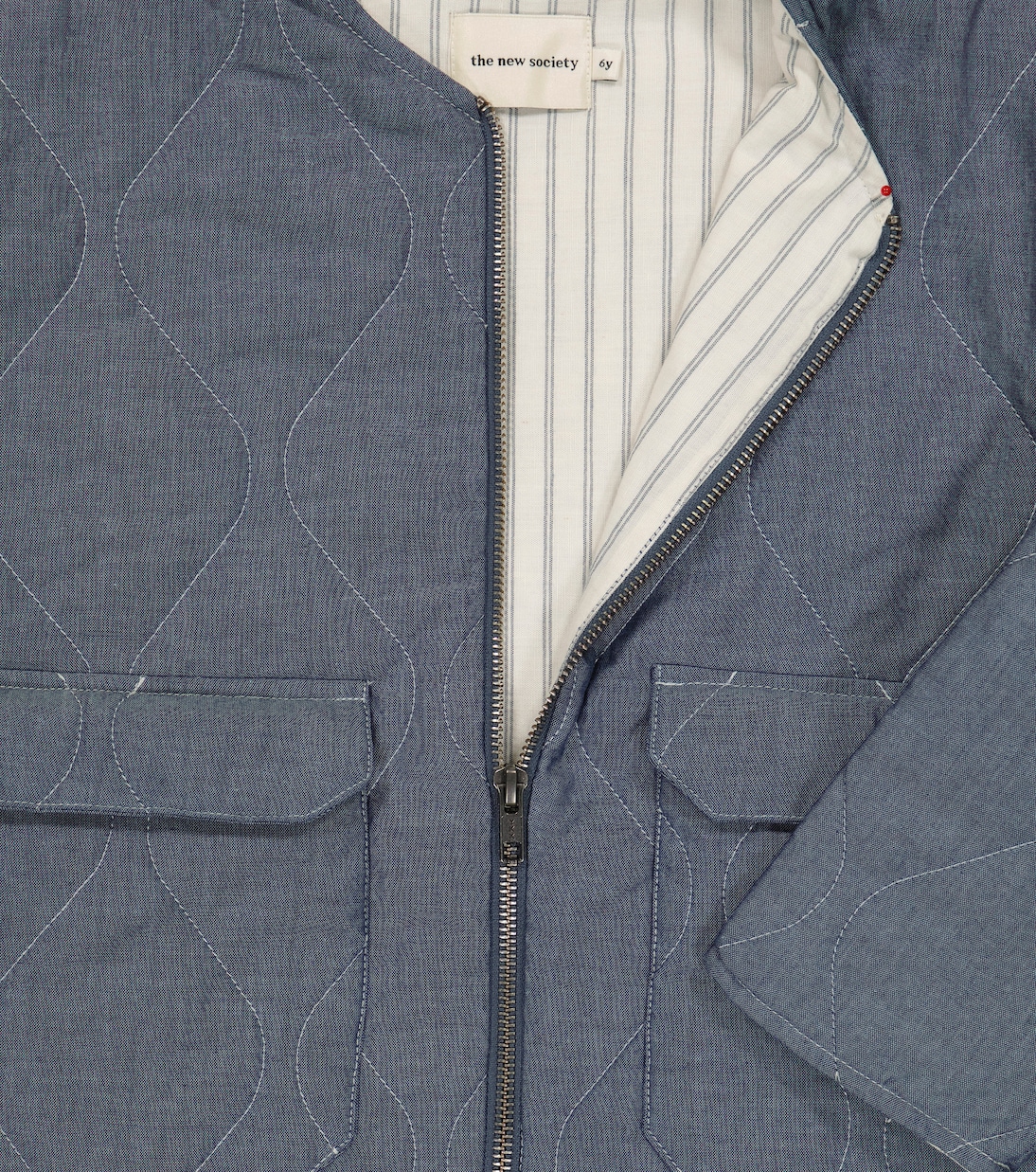 Steppjacke aus Chambray | The New Society