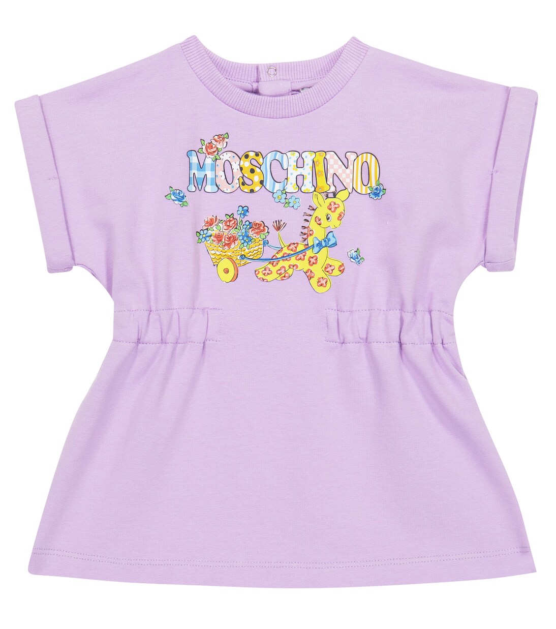 Bebé - vestido en mezcla de algodón | Moschino Kids