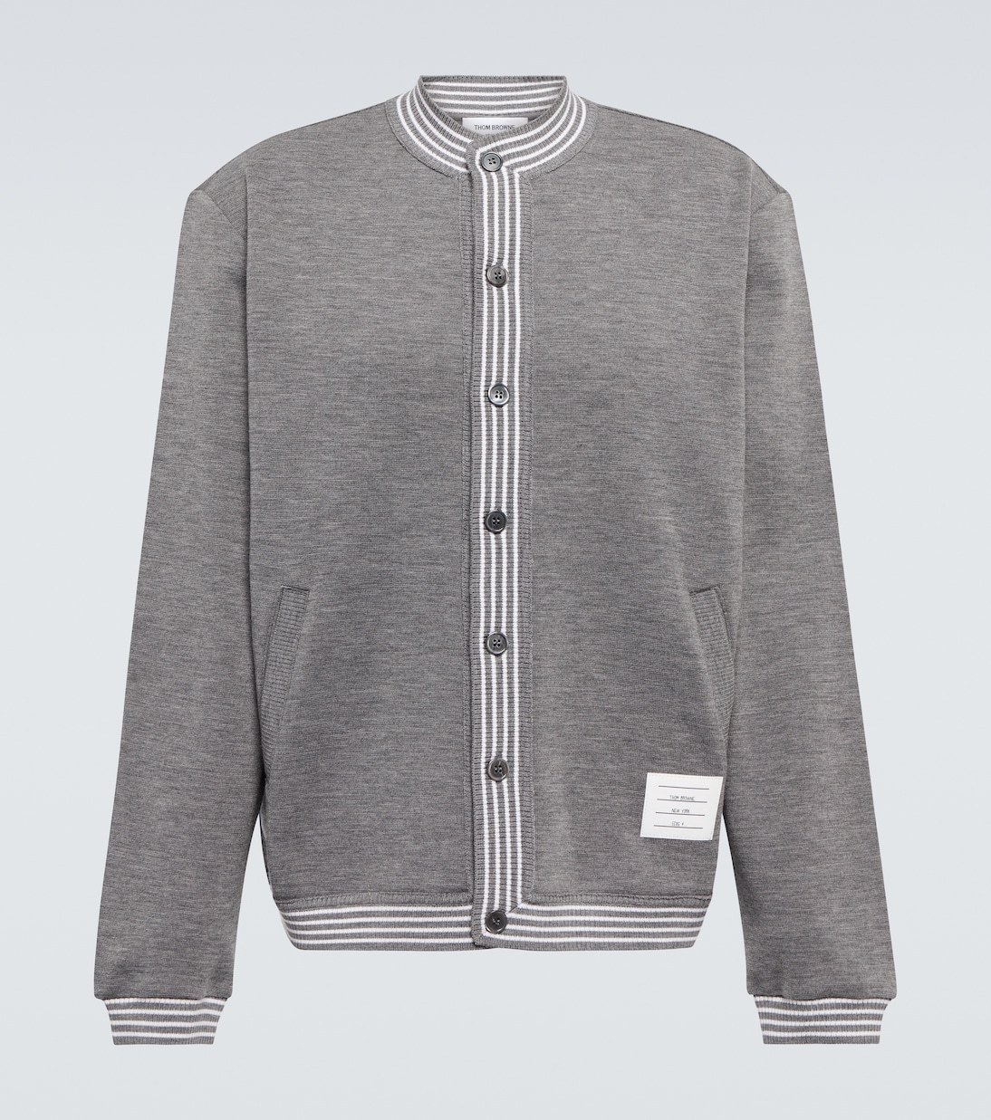 Virgin wool cardigan | Thom Browne