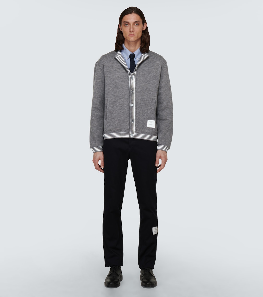 Virgin wool cardigan | Thom Browne