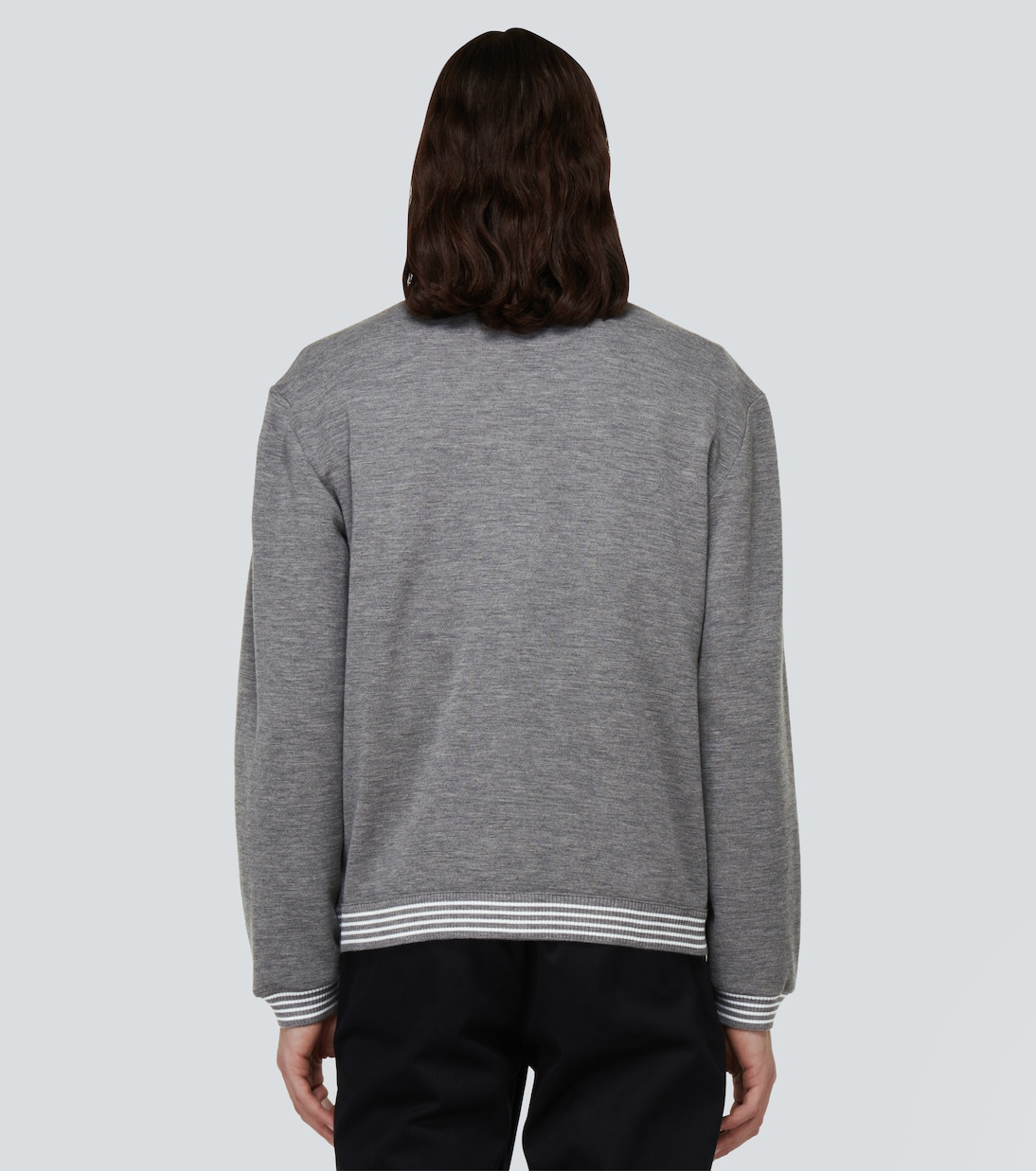 Virgin wool cardigan | Thom Browne