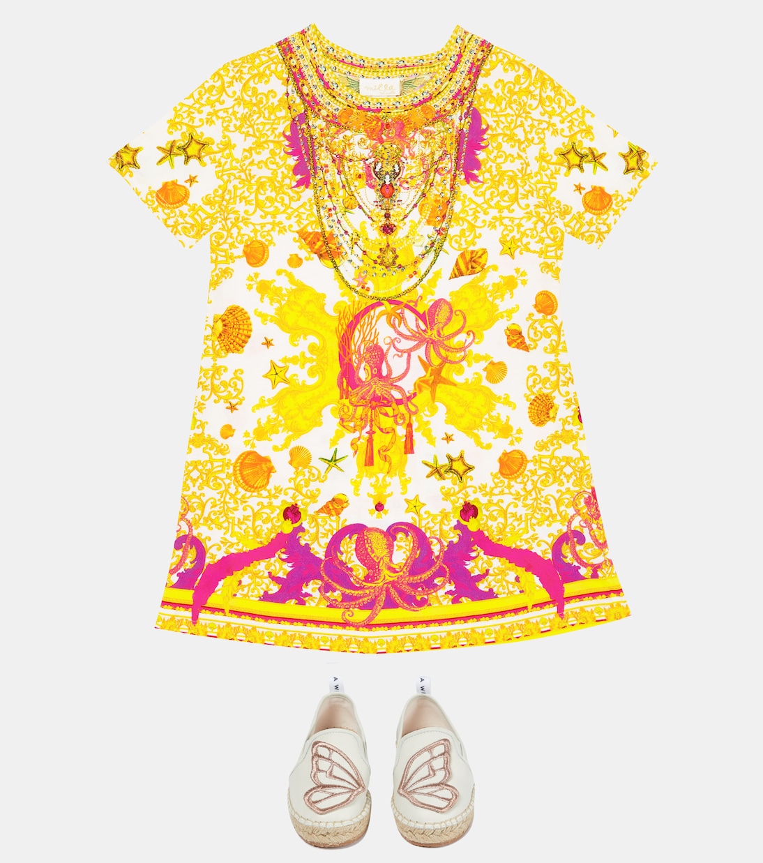 Verziertes T-Shirt-Kleid | Camilla Kids