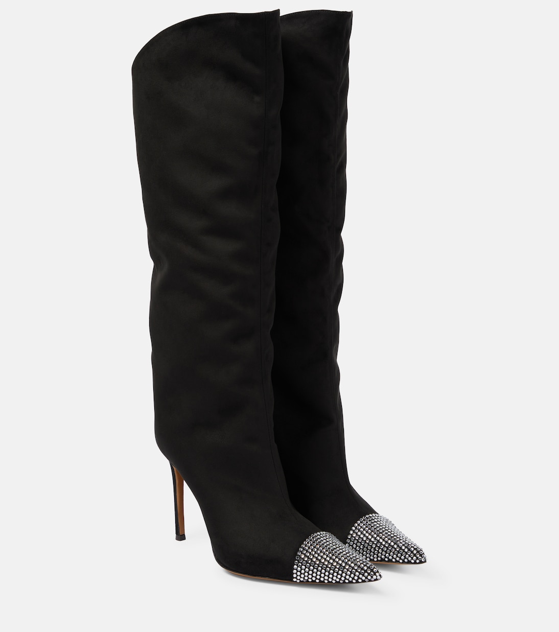 Botas altas Karen de ante | Alexandre Vauthier