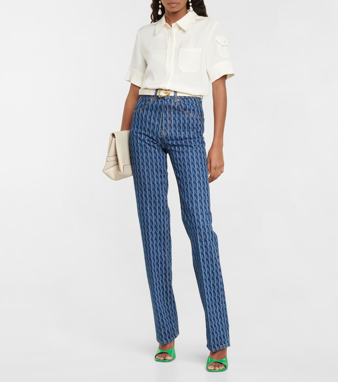 Jeans Julia de tiro medio | Victoria Beckham