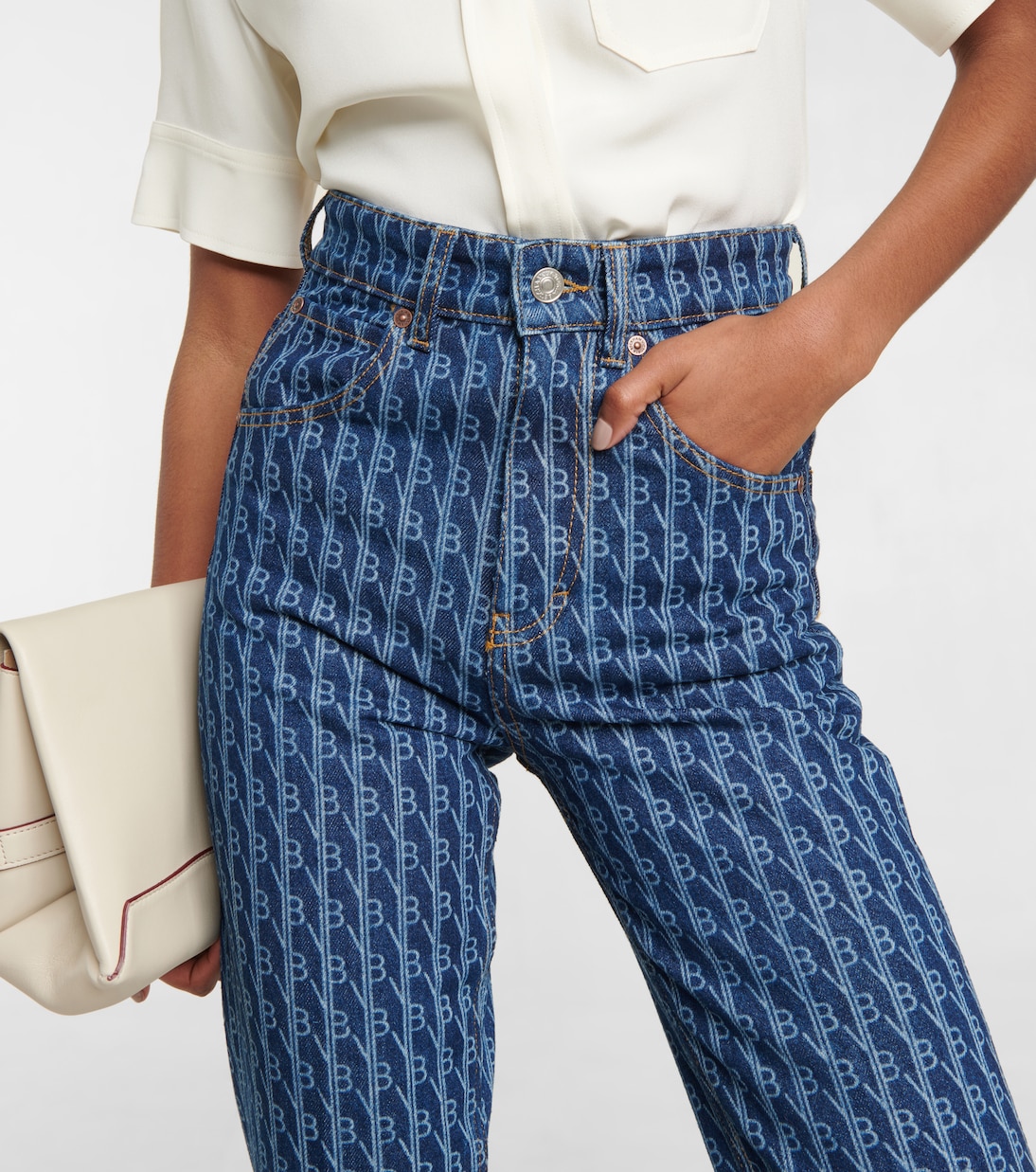 Jeans Julia de tiro medio | Victoria Beckham
