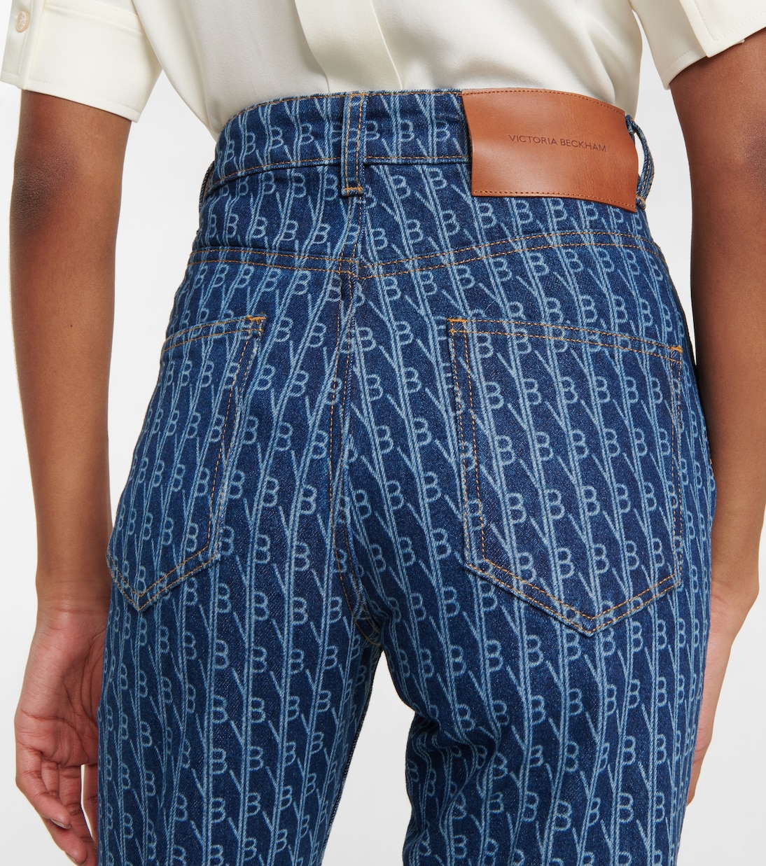 Jeans Julia de tiro medio | Victoria Beckham
