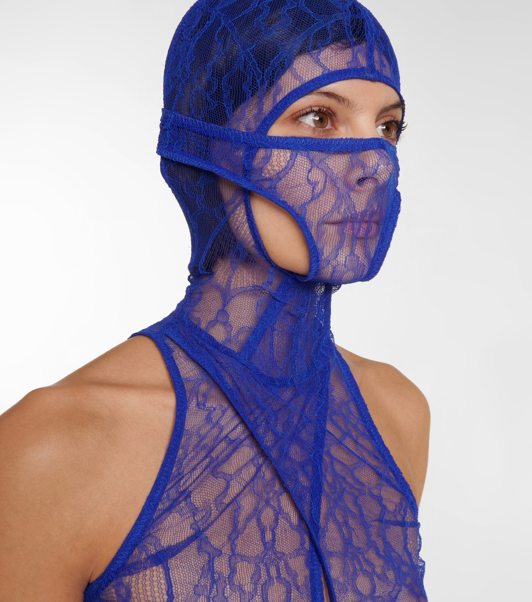 Lace mask top | Dion Lee
