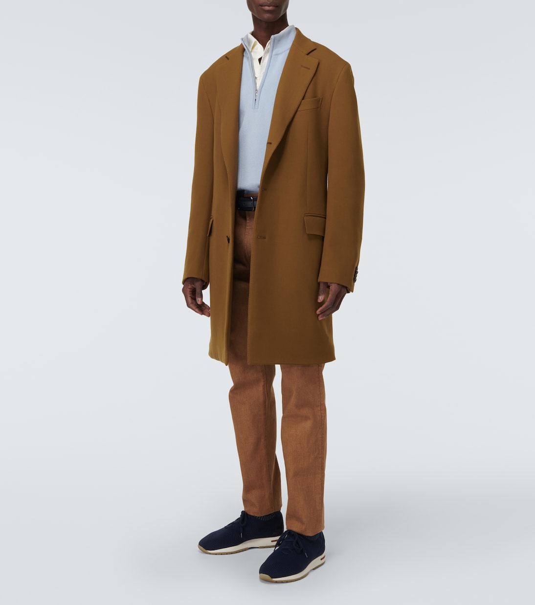 Torino virgin wool coat | Loro Piana