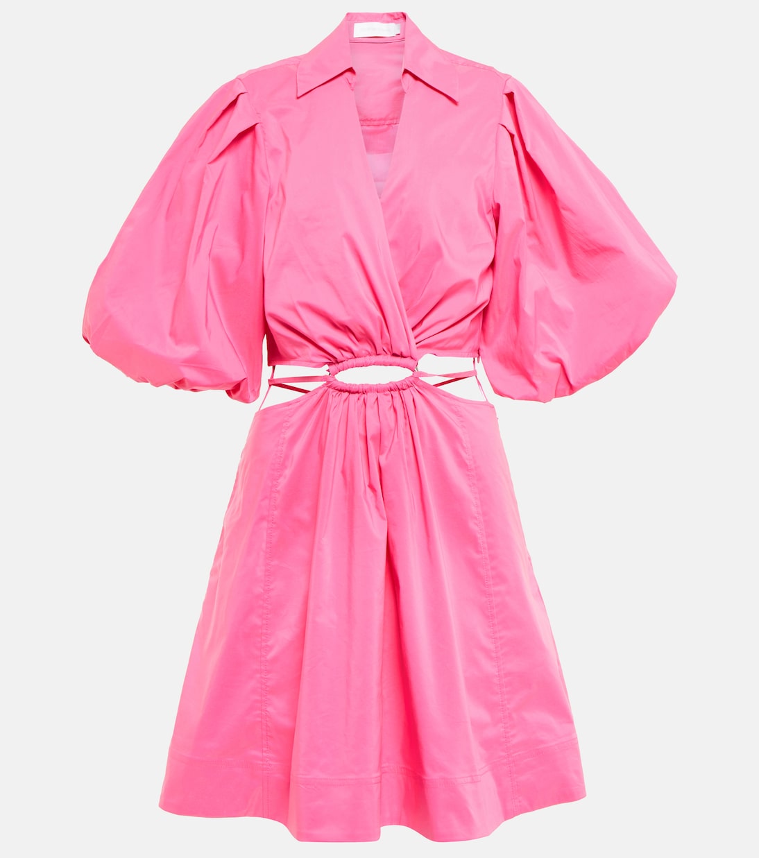 Aulora cutout poplin minidress | Simkhai