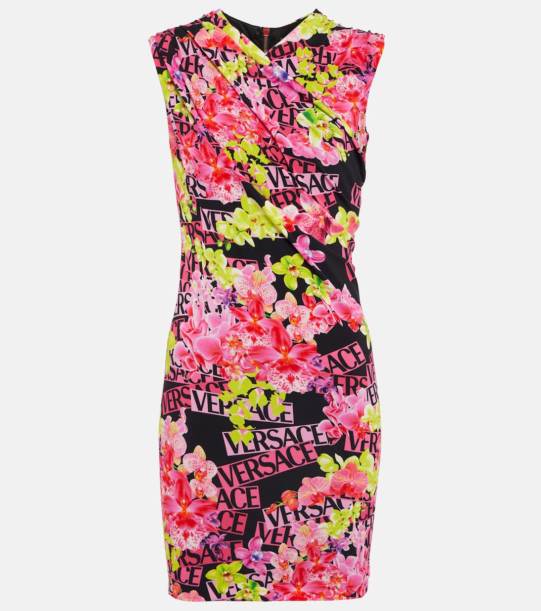 Bedrucktes Minikleid aus Jersey | Versace