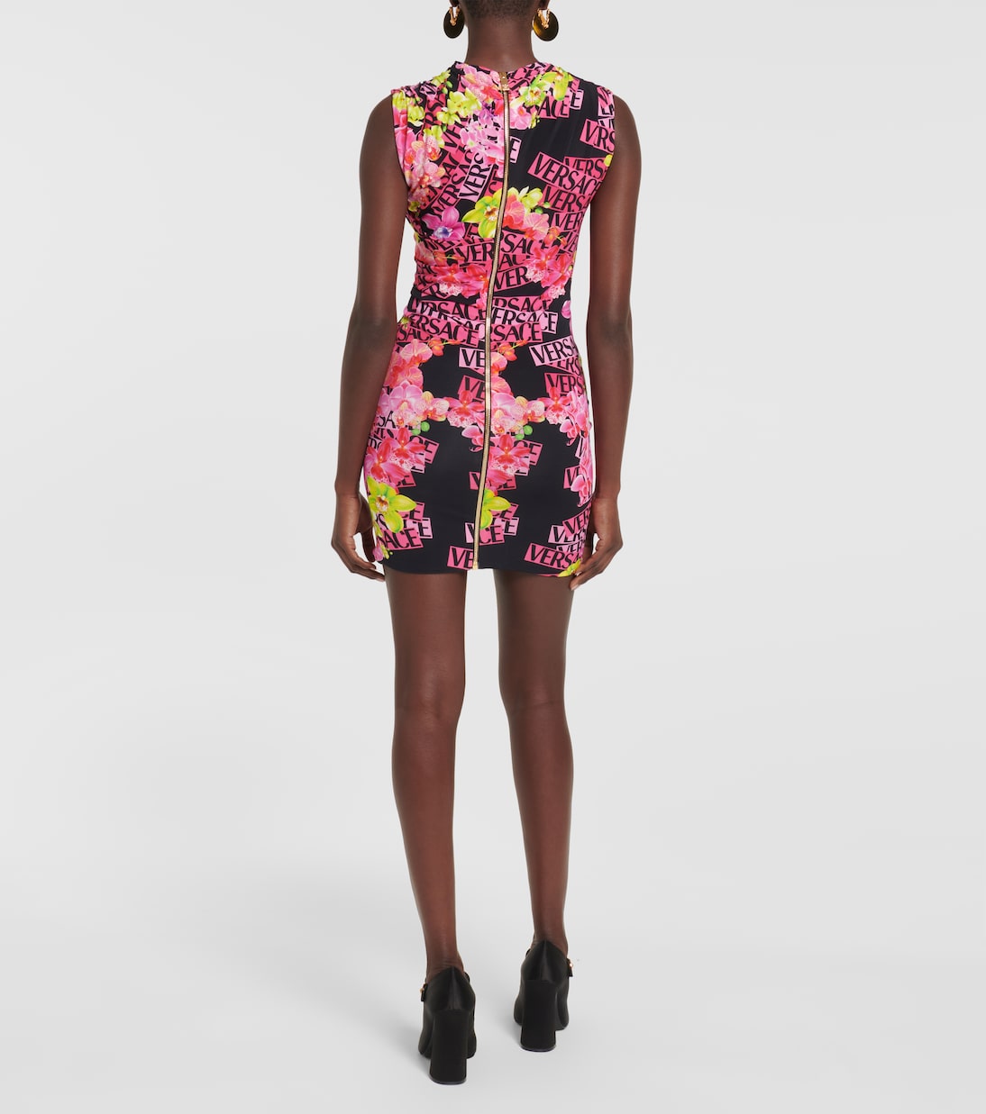 Bedrucktes Minikleid aus Jersey | Versace