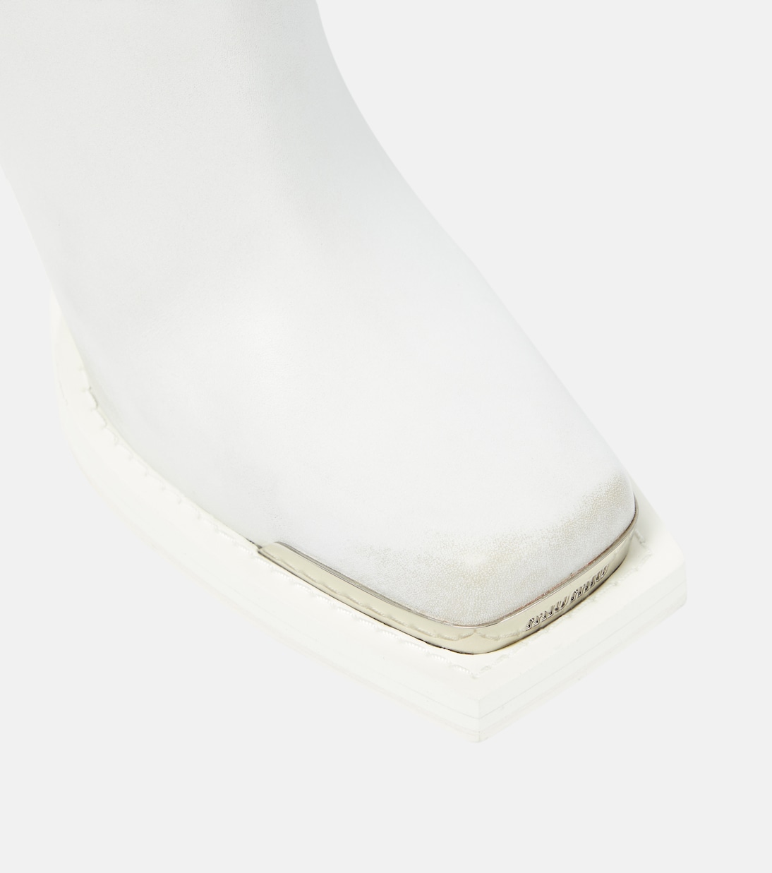Stiefel aus Leder | Miu Miu
