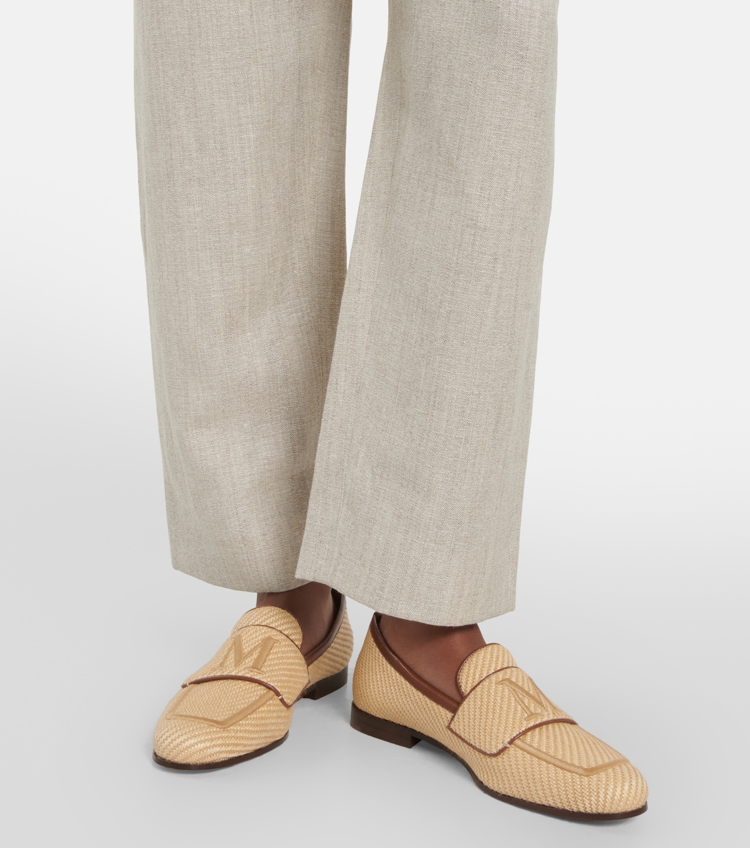 Liza logo loafers | Max Mara