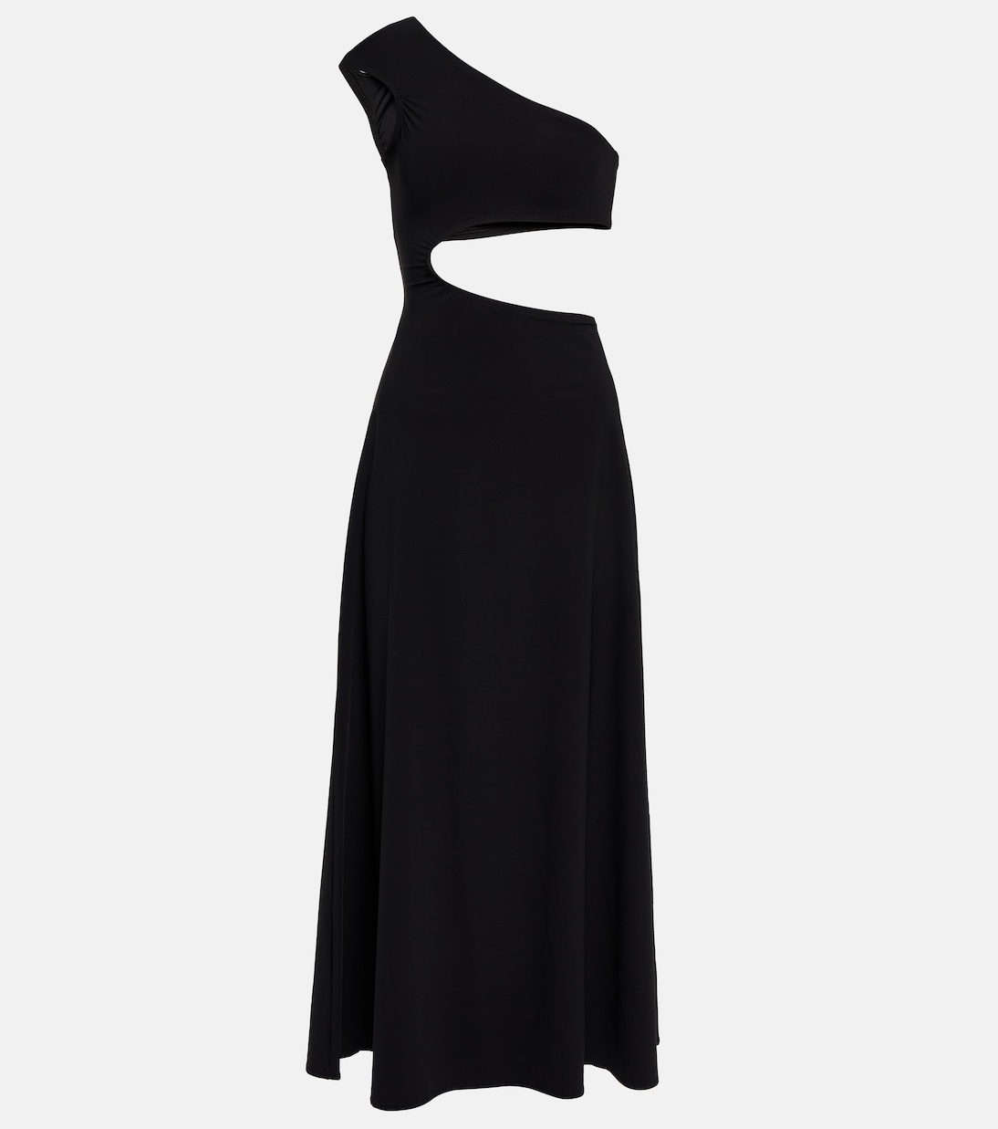 Sheryl one-shoulder cutout maxi dress in black - Dodo Bar Or