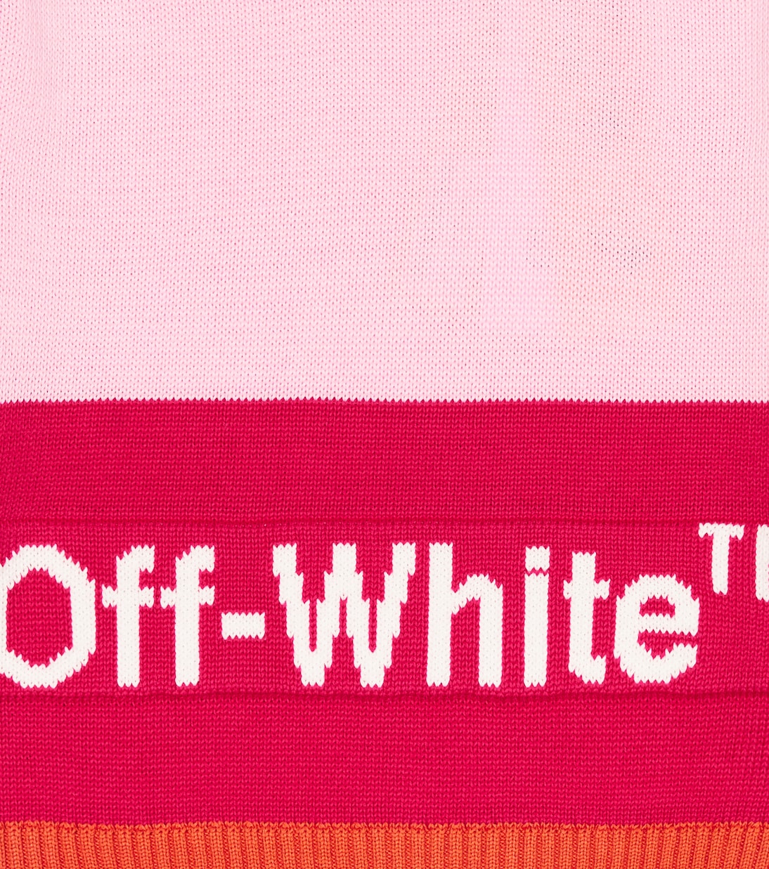 Sudadera de algodón en intarsia | Off-White Kids