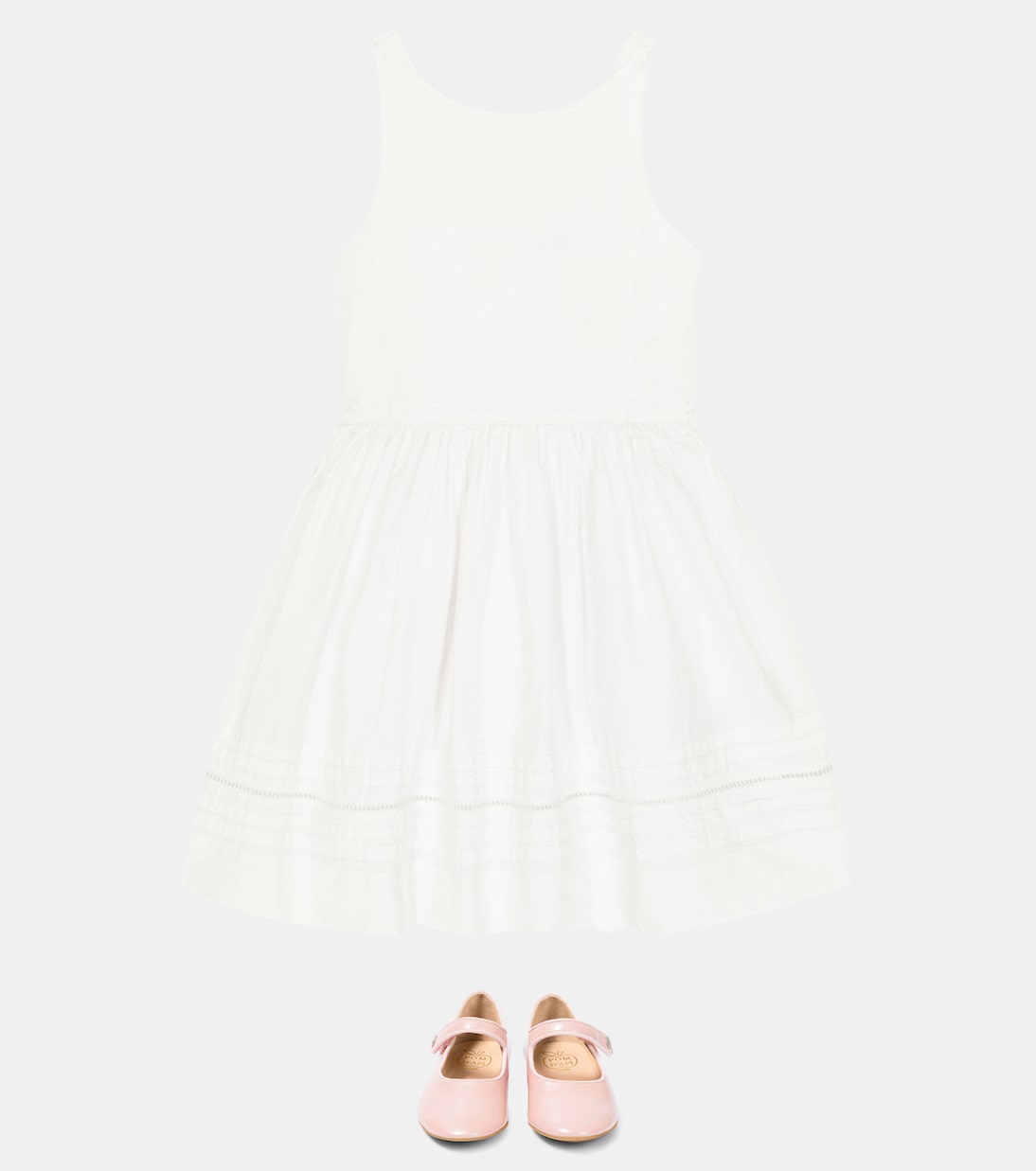 Abito in cotone seersucker | Polo Ralph Lauren Kids