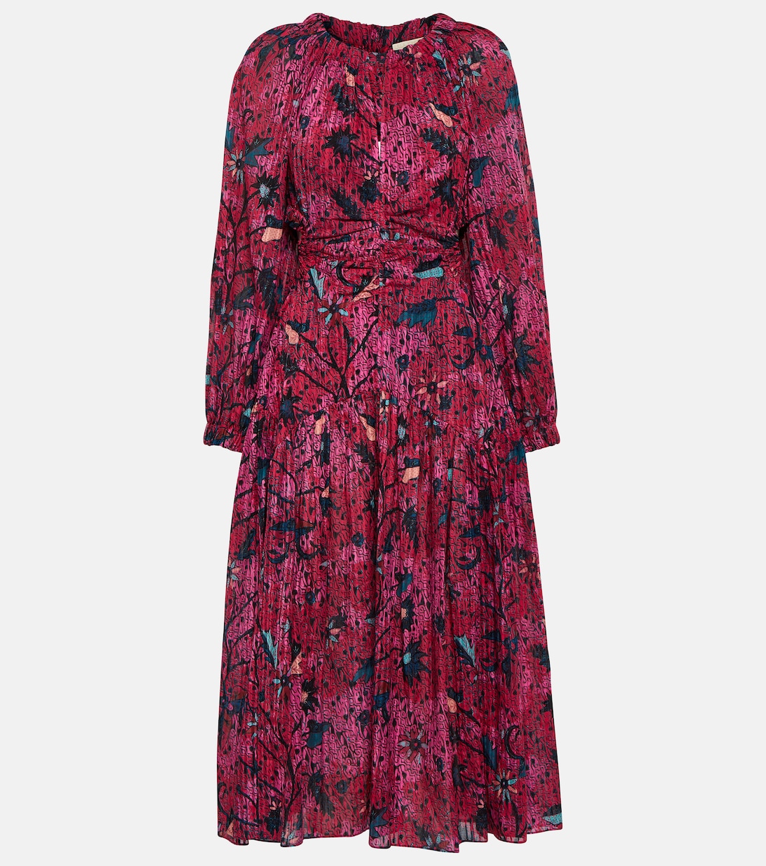 Helia printed cotton-blend midi dress | Ulla Johnson