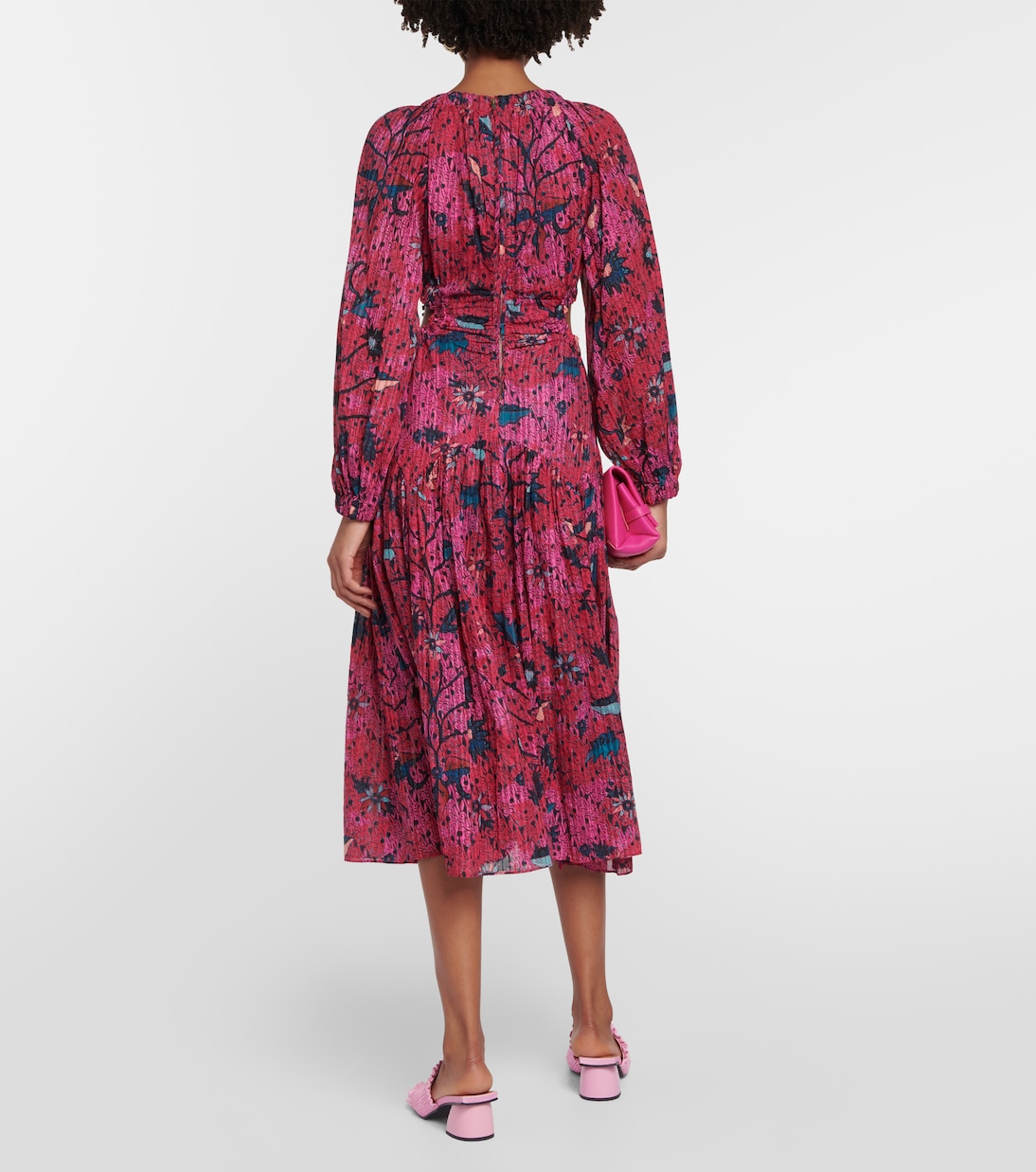Helia printed cotton-blend midi dress | Ulla Johnson