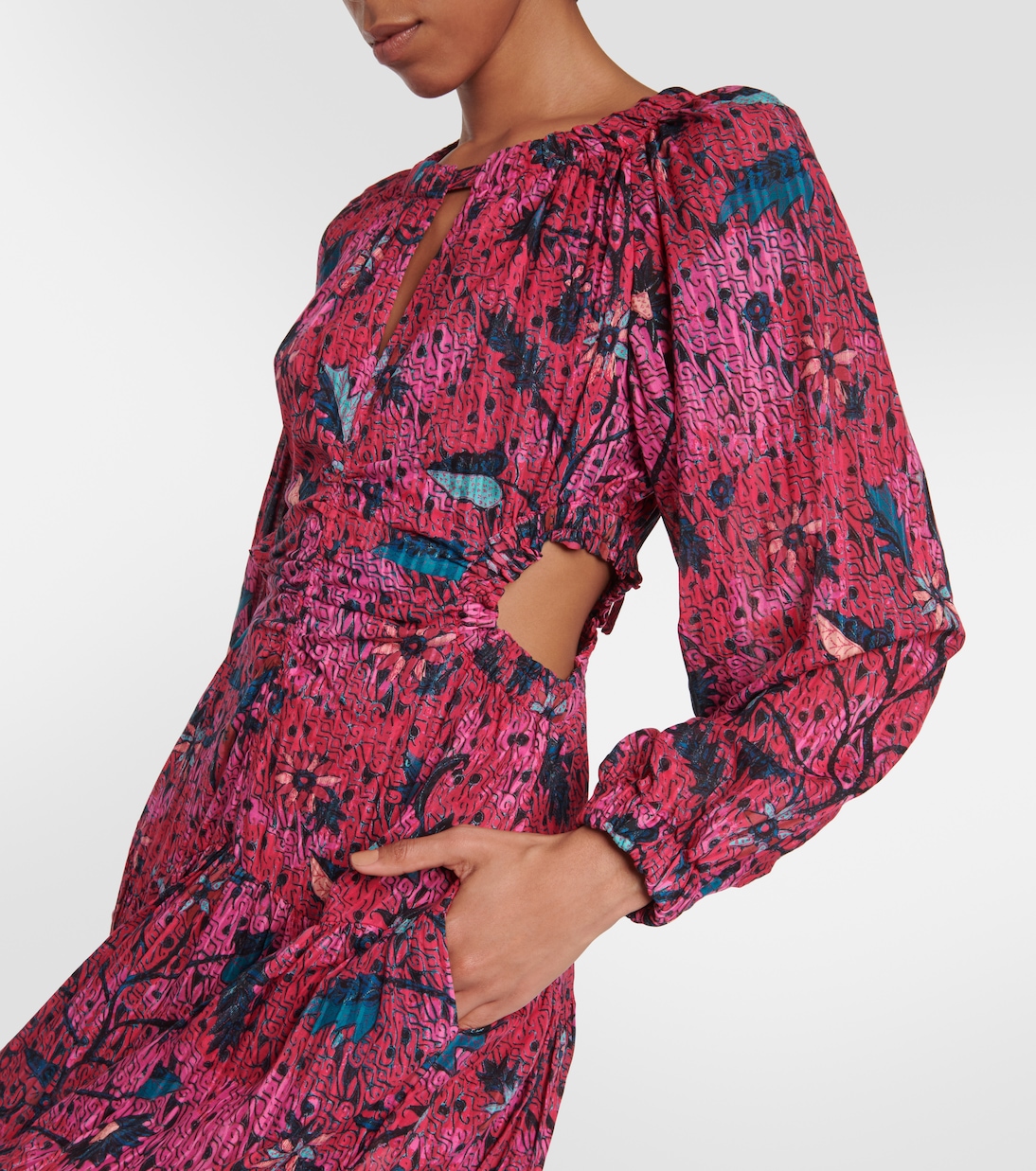 Helia printed cotton-blend midi dress | Ulla Johnson