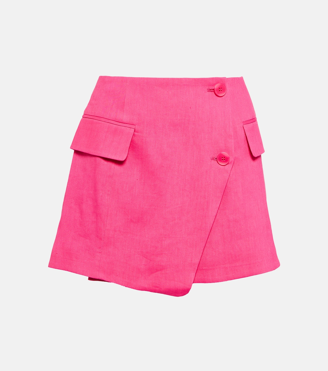 Minifalda en mezcla de lino | Frame