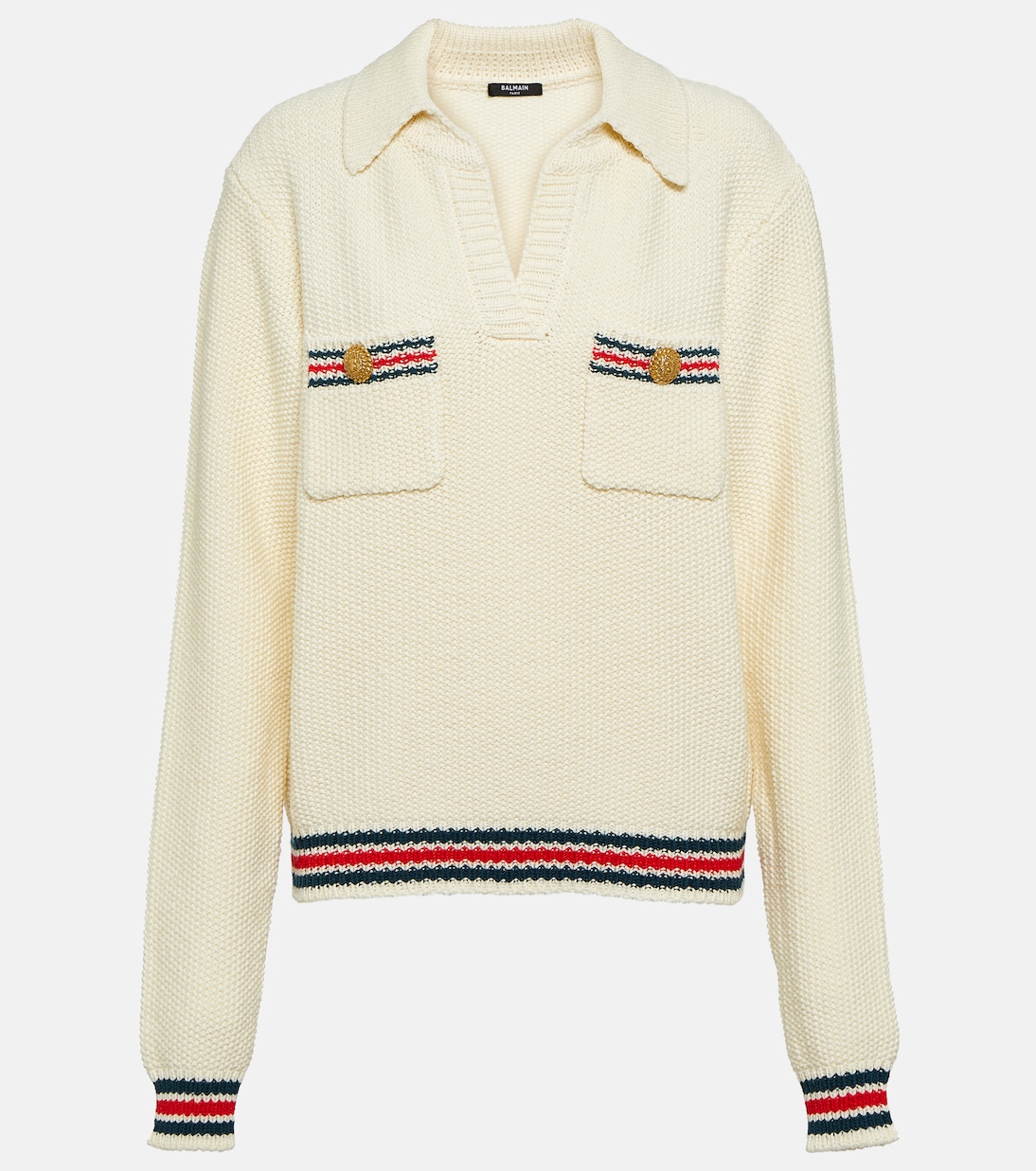 Jersey de punto adornado | Balmain