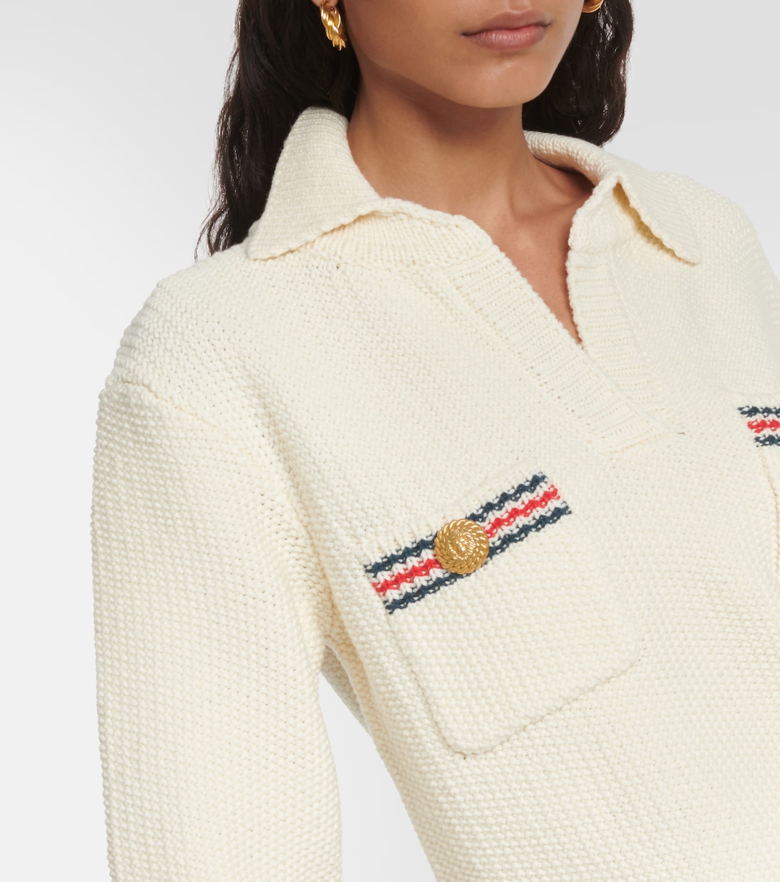 Jersey de punto adornado | Balmain