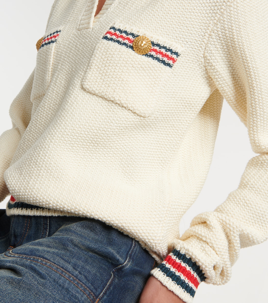 Jersey de punto adornado | Balmain