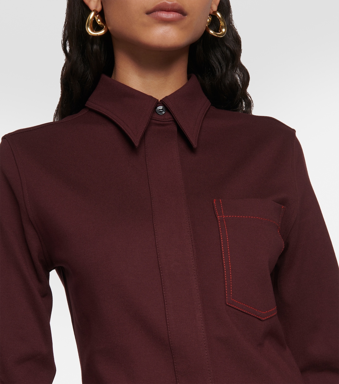 Camicia in tessuto stretch | Victoria Beckham