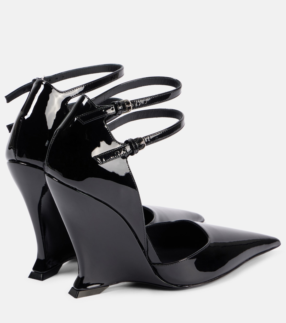 Chaussures compensées en cuir verni | Ferragamo