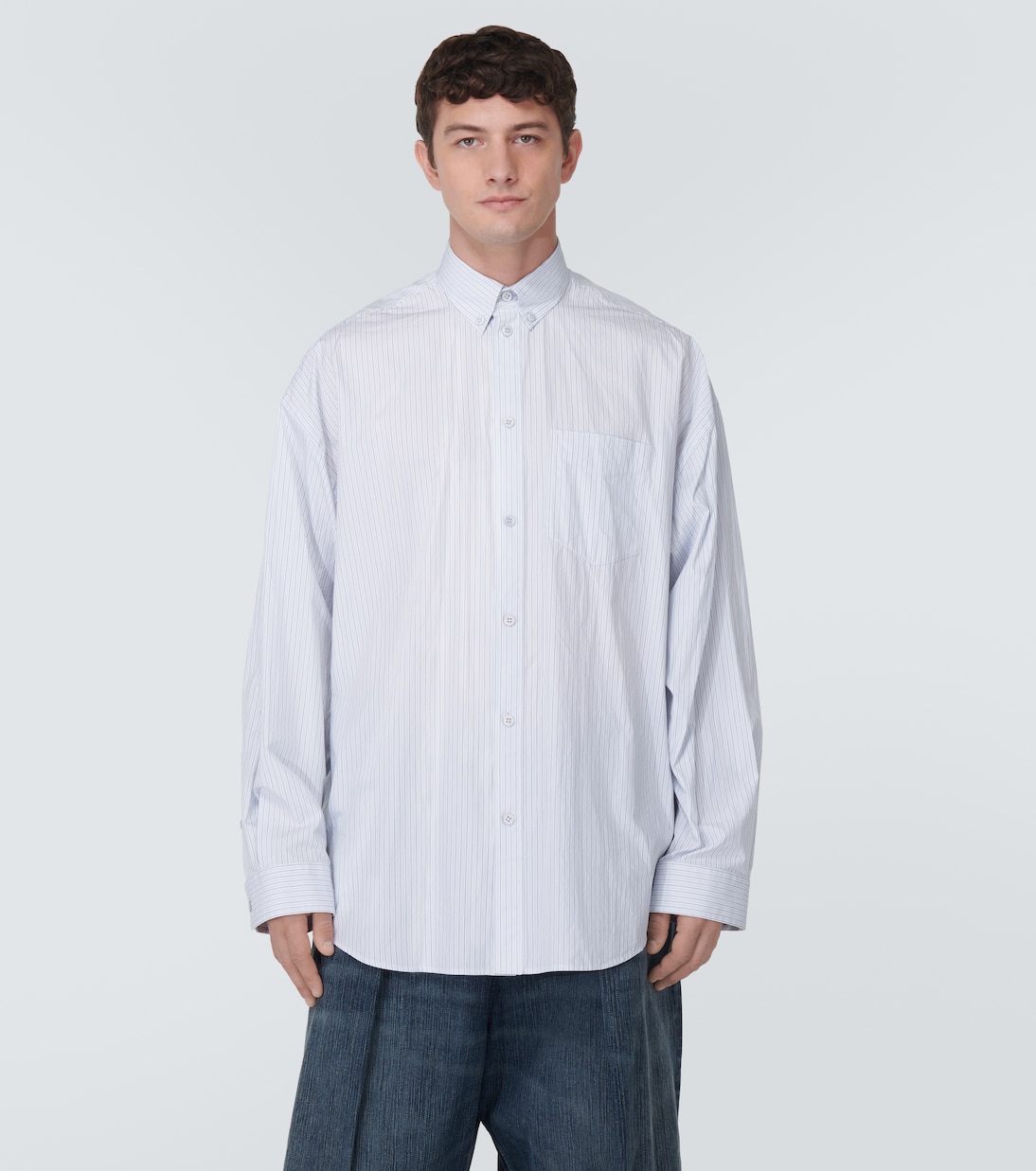 Oversize-Hemd aus Baumwolle | Balenciaga