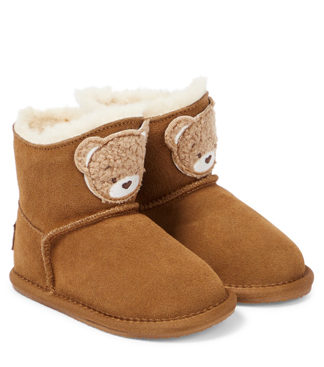 Bottines Teddy Bear en daim | Monnalisa