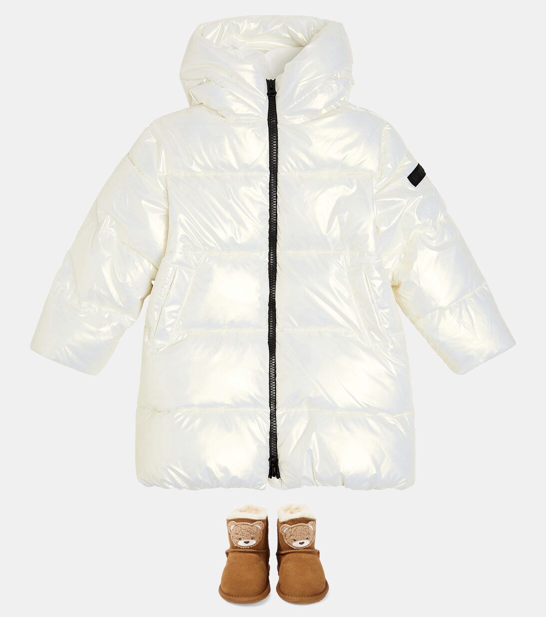 Bottines Teddy Bear en daim | Monnalisa