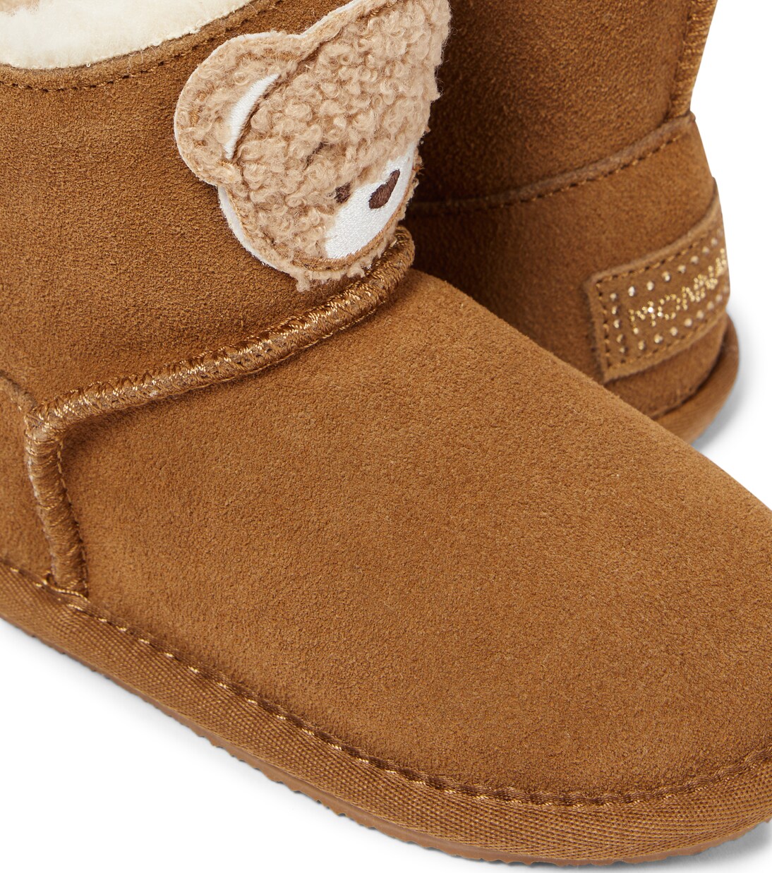 Bottines Teddy Bear en daim | Monnalisa