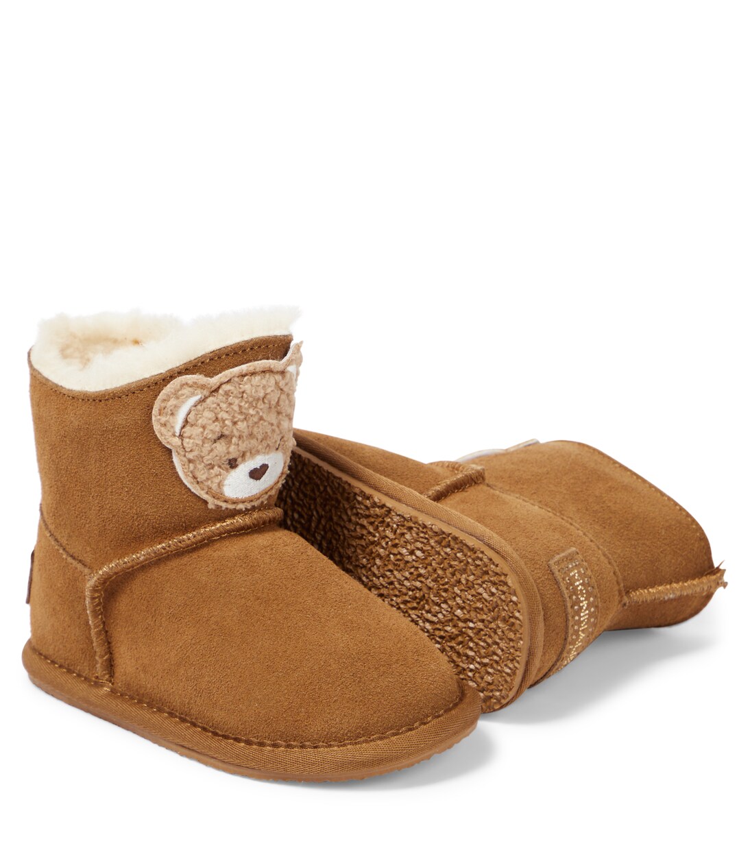 Bottines Teddy Bear en daim | Monnalisa