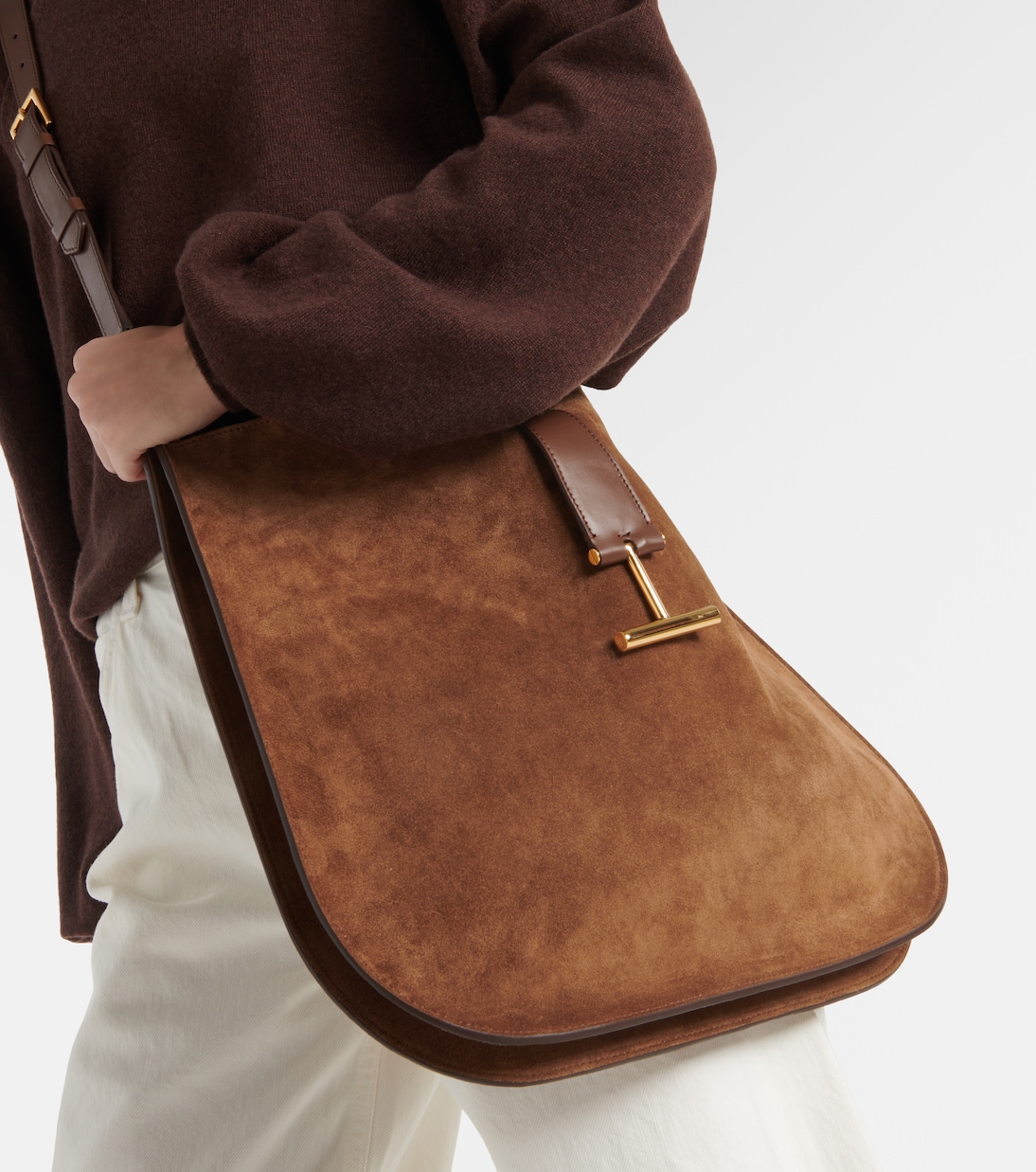 Sac en cuir à logo | Tom Ford