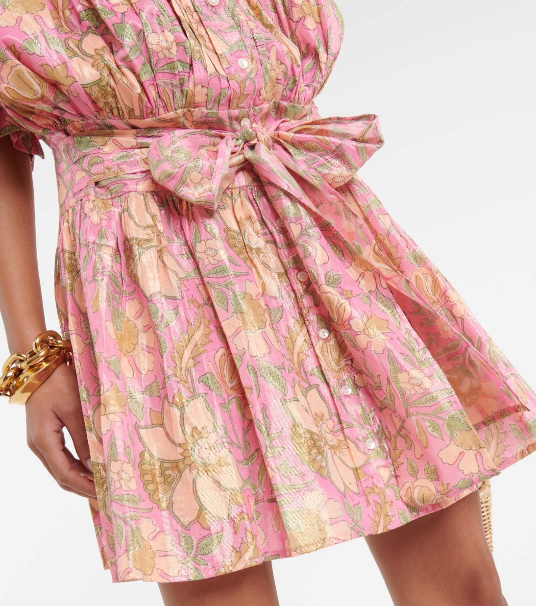 Vestido corto de mezcla de algodón | Juliet Dunn