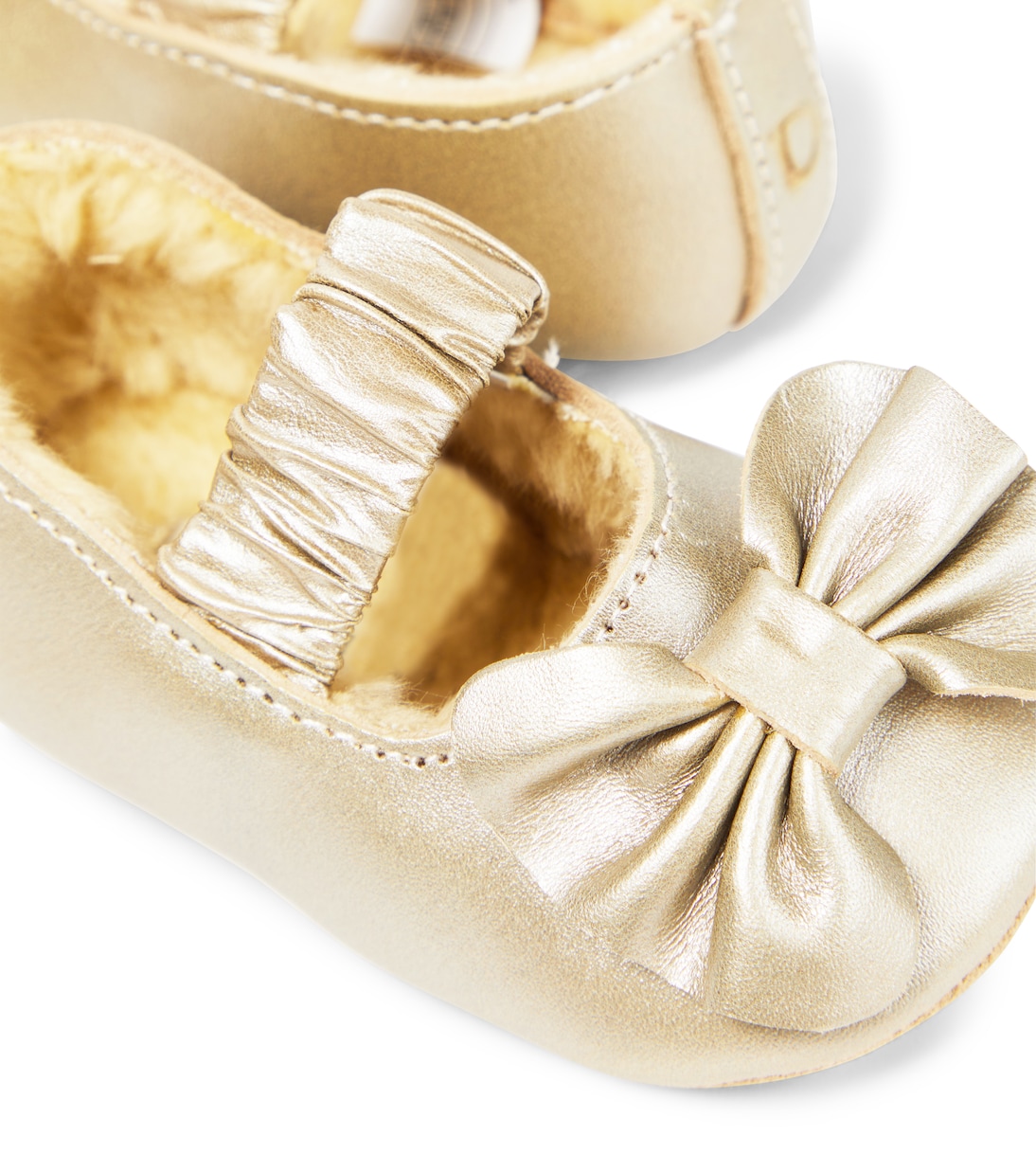 Baby Ballerinas Neni aus Metallic-Leder | Donsje