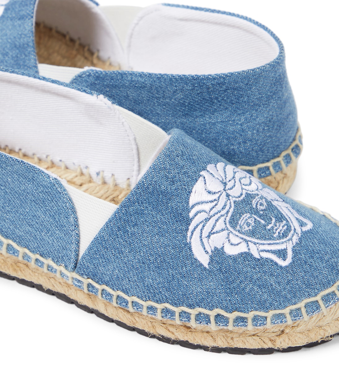 Alpargatas Medusa en denim | Versace Kids
