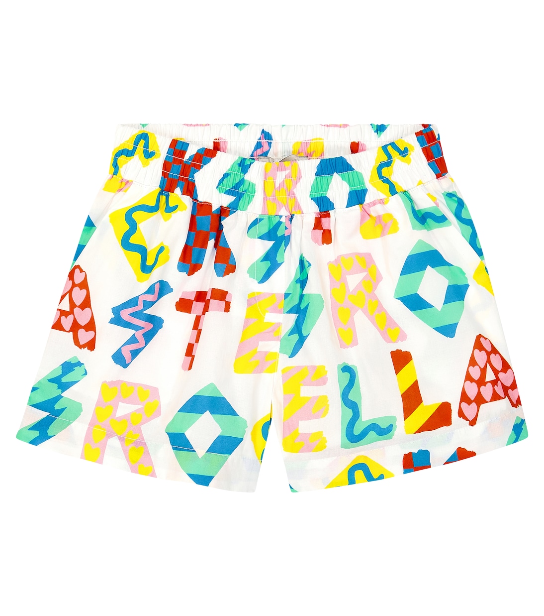 Shorts Stella Rocks in cotone con stampa | Stella McCartney Kids